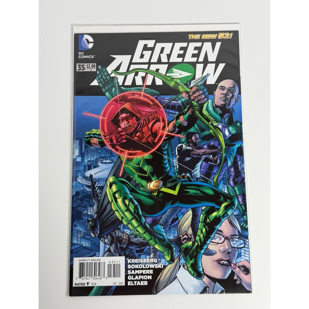DC Comics Green Arrow 35 The New 52 Dec 2014 Kreisberg Sokolowski Sampere